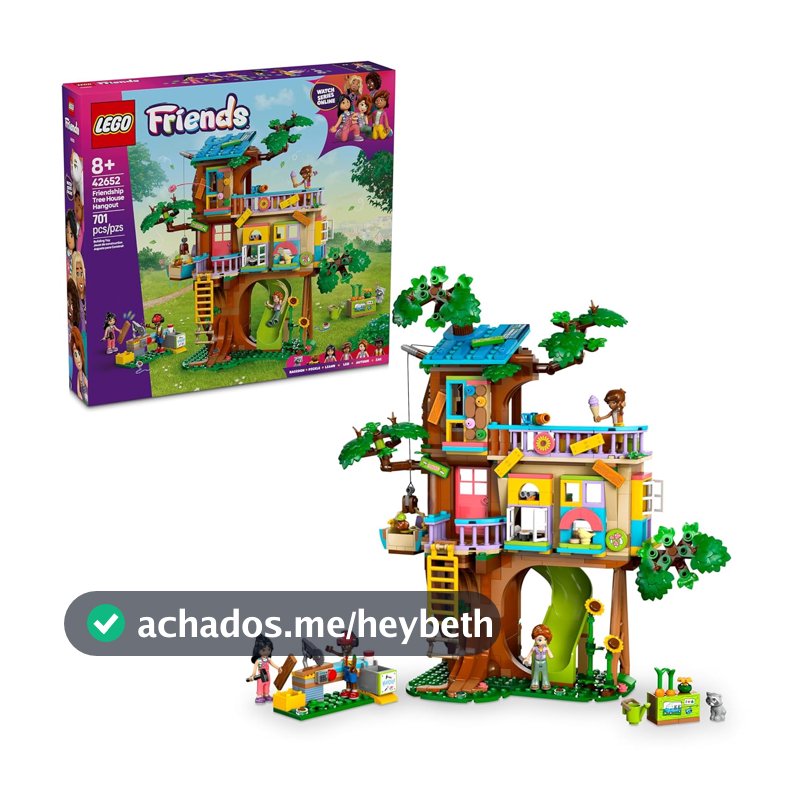 LEGO Friends Espaço da Amizade na Casa da Árvore 42652 (701 Peças)