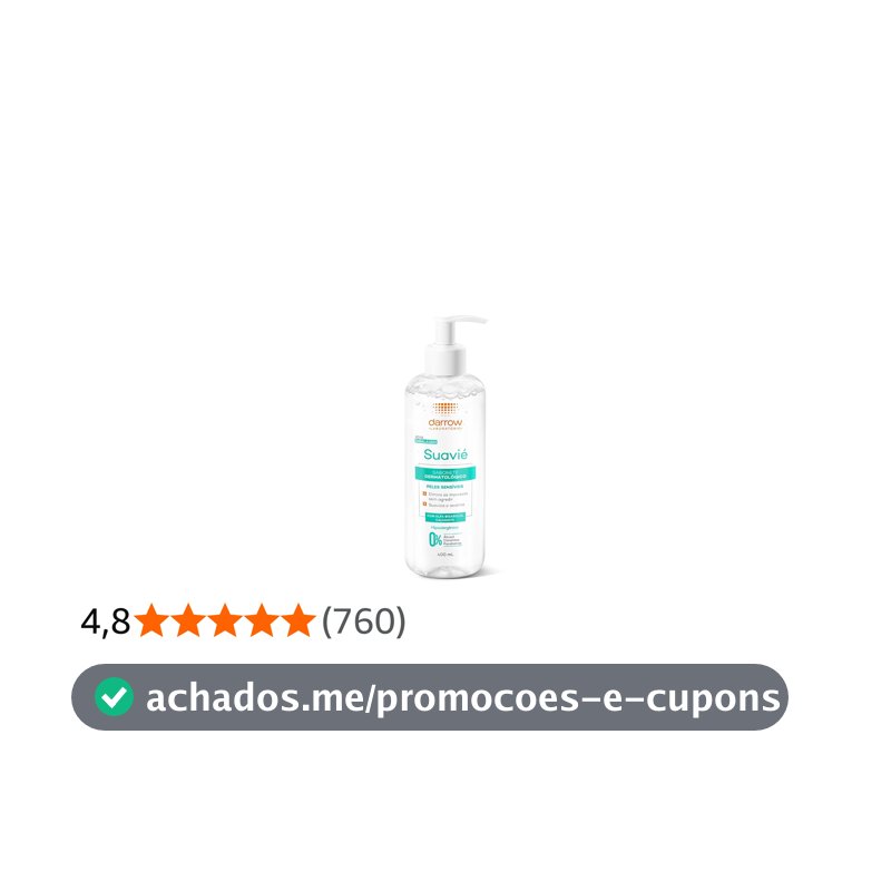 Darrow Suavié Sabonete Líquido Pele Sensível 400ml