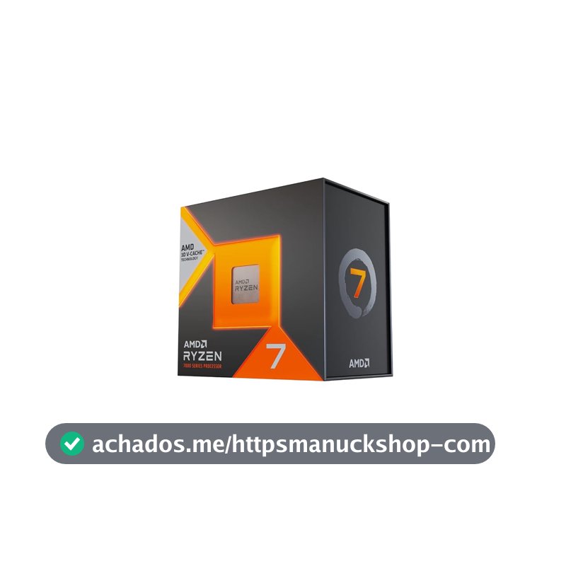 AMD Processador de desktop Ryzen 7 7800X3D 8 núcleos, 16 threads