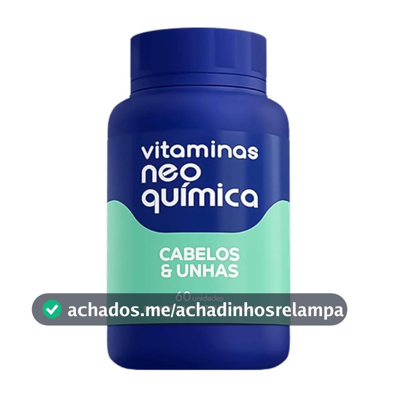 Suplemento Alimentar Cabelos e Unhas Vitaminas Neo Química 60 cápsulas