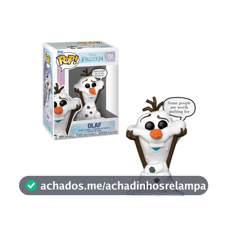 Candide, Boneco, Funko POP! Olaf, Sayings Disney Frozen - 9 cm