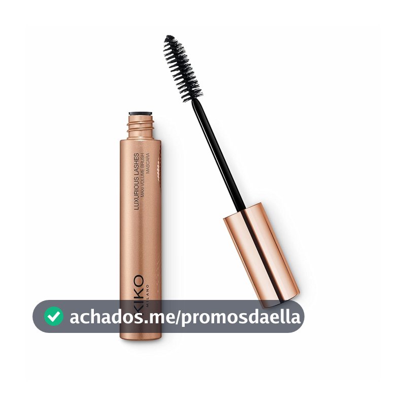 KIKO MILANO, New Luxurious Lashes Maxi Volume Brush Mascara, Rímel, Cor Preta