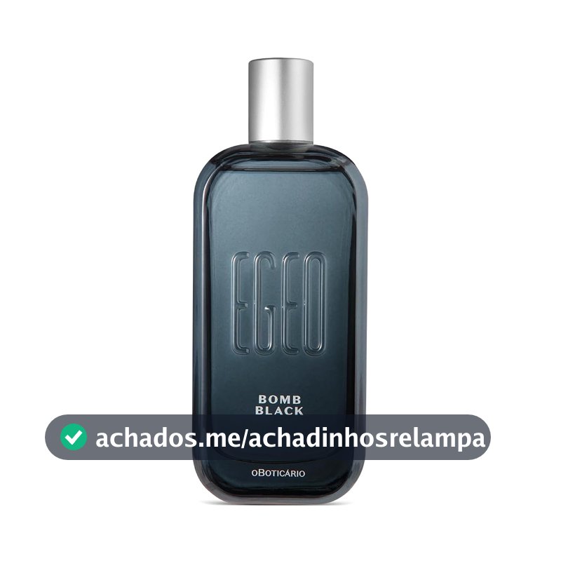 Colônia/Perfume Egeo Bomb Black 90ml - O Boticario