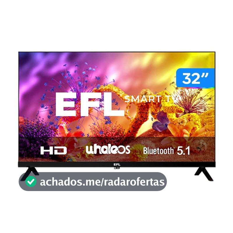 Smart TV 32" HD EFL DLED SX800 32SX800HD 3 HMDI 2 USB
