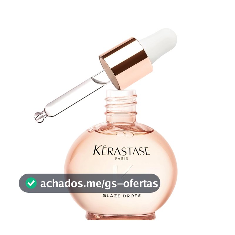 Kérastase Gloss Absolu Glaze Drops – Finalizador para Todos os Tipos de Cabelos com Tendência ao Frizz, com Óleo de Rosa Silvestre – Potencializa Brilho, Elasticidade e Maciez 45ml