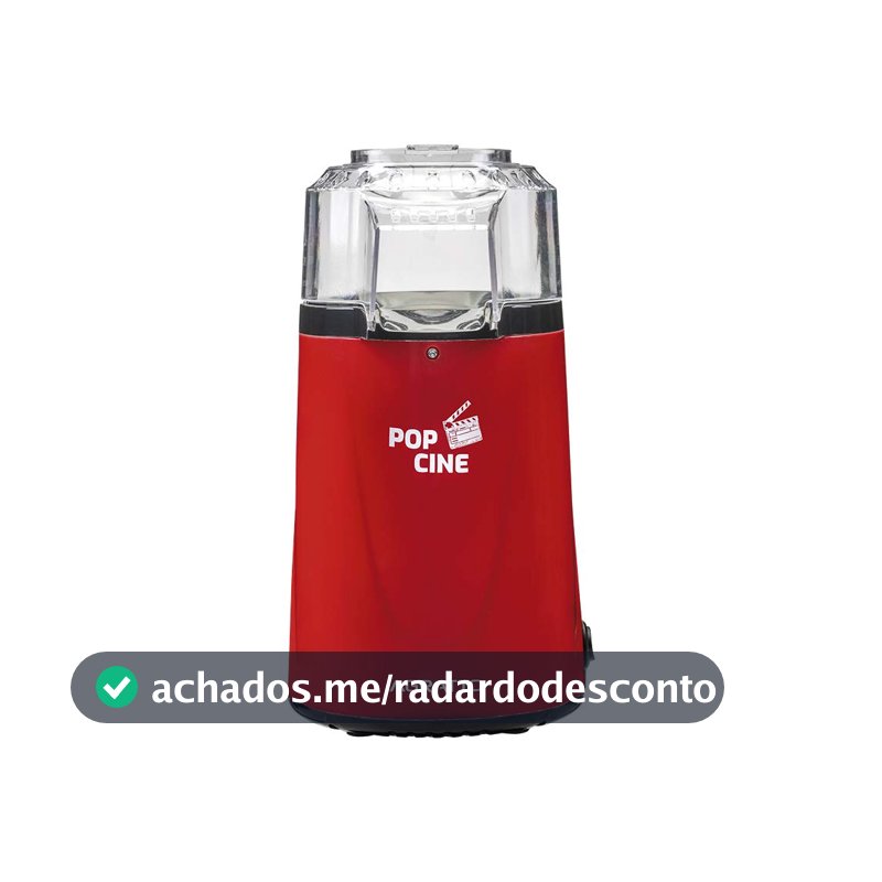 PIPOQUEIRA PO CINE PP01 VERMELHO COM DOSADOR 1200W 127V AGRATTO