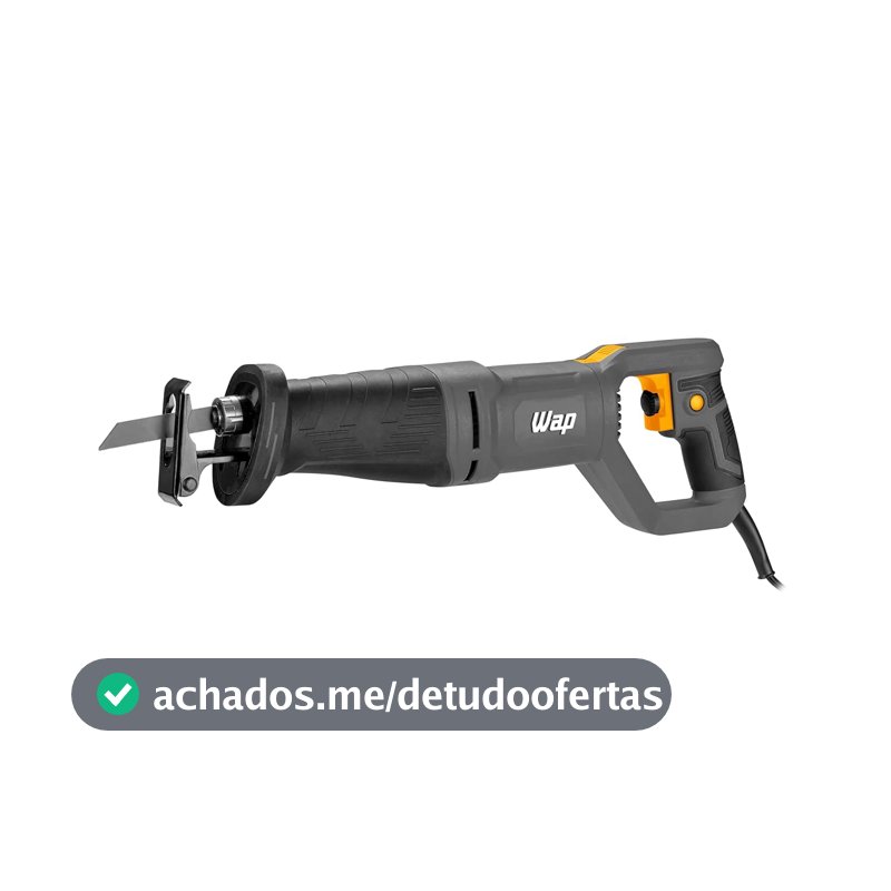 WAP Serra Sabre Elétrica WF SA01 20mm com Punho Giratório e Ajuste de Velocidade 2800gpm 1200W 127V