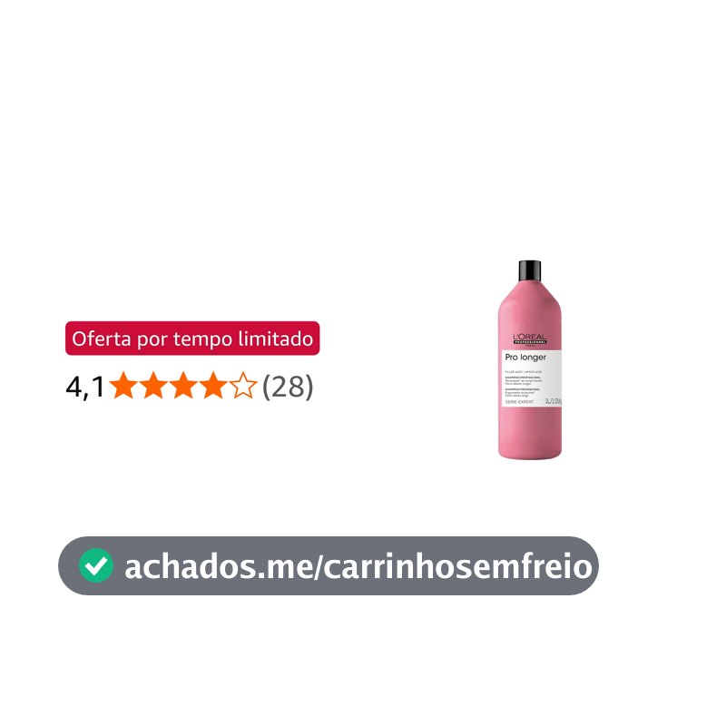 L’Oréal Professionnel Pro Longer Shampoo Para Cabelos Finos Serie Expert 1L