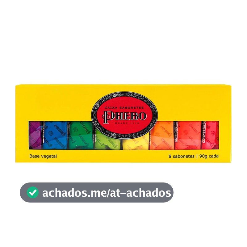 Kit Sabonete, PHEBO, Amarelo, 720g