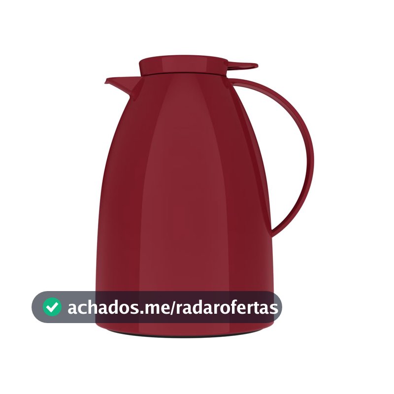 Bule Viena com Gatilho 1L Vermelho Velvet Invicta