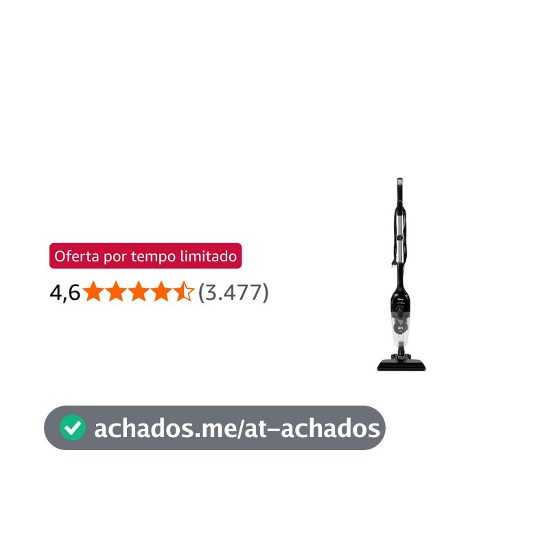 Aspirador de Pó Philco Vertical 2 em 1 1450w Preto Pas1600p - 127