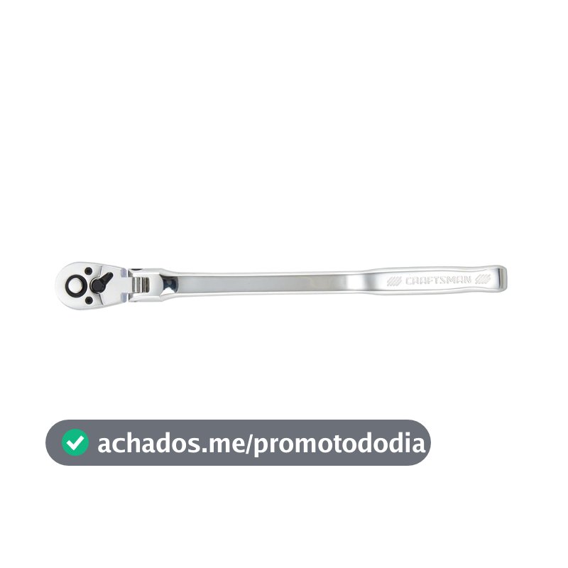 Craftsman Chave catraca, cabeça flexível de cabo dobrado, unidade de 3/8 polegadas (CMMT99439)