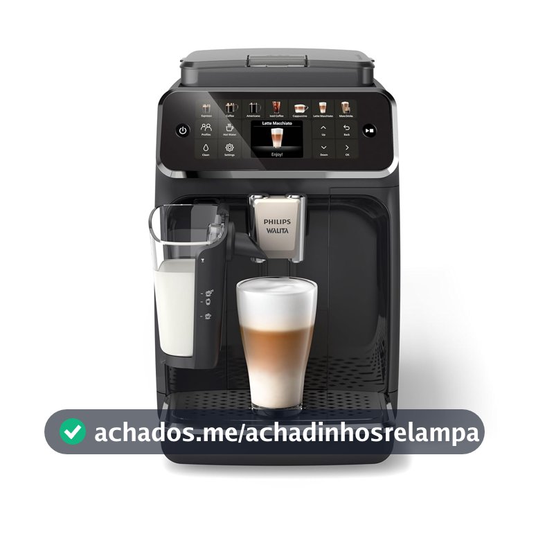 Philips Walita Cafeteira Espresso Superautomática Série 4400 LatteGo, 220V