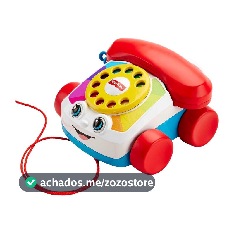 Fisher-Price Brinquedo para Bebês Novo Telefone Feliz para crianças a partir de 1 ano
