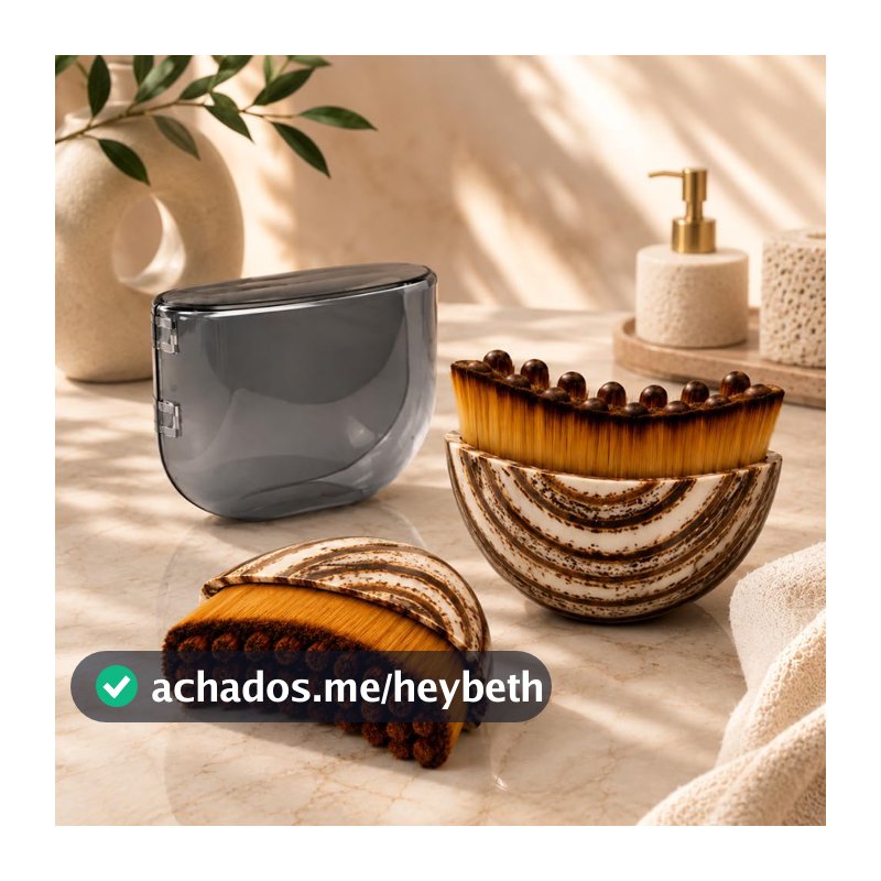 Escova Facial Drenagem Linfática, Lifting Facial e Massagem Facial