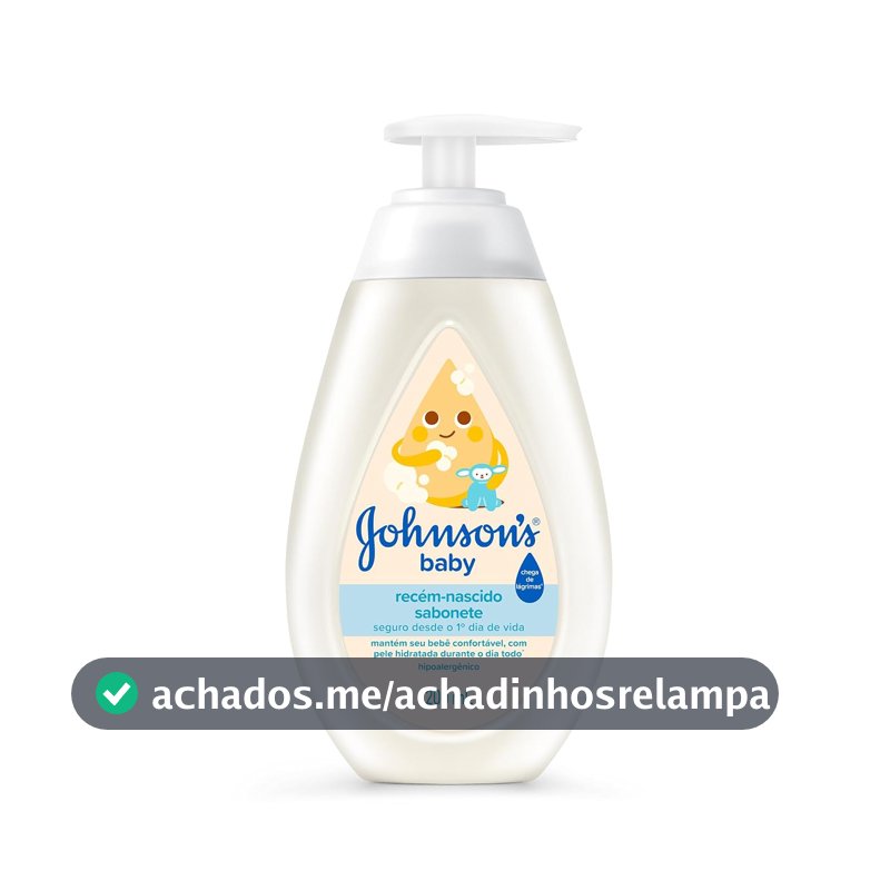 Sabonete Líquido Johnson's Baby Recém-Nascidos, 200ml