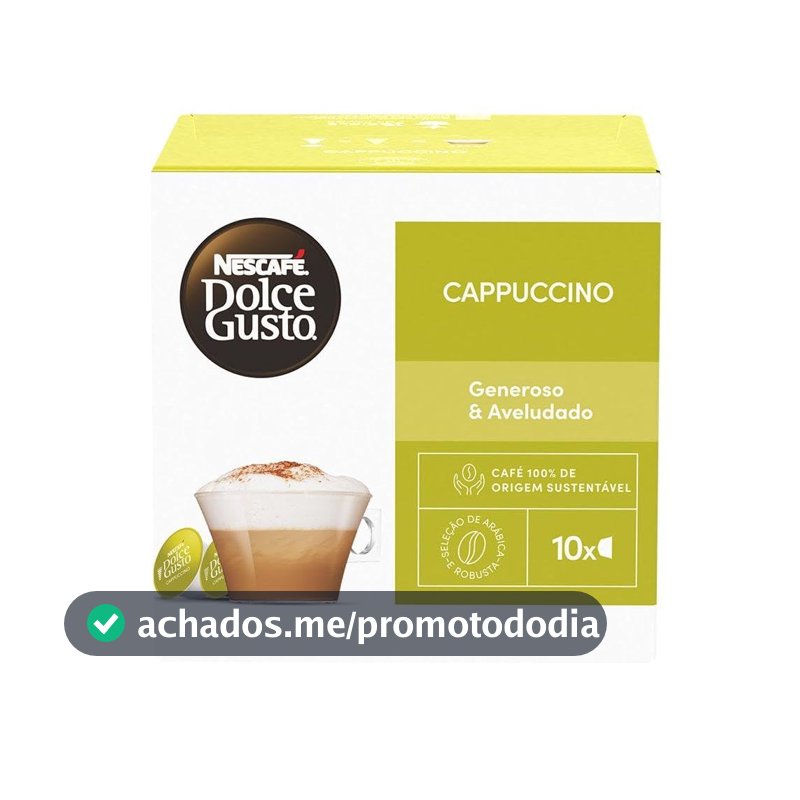 NESCAFÉ DOLCE GUSTO Café em Cápsula Cappuccino 10 Cápsulas