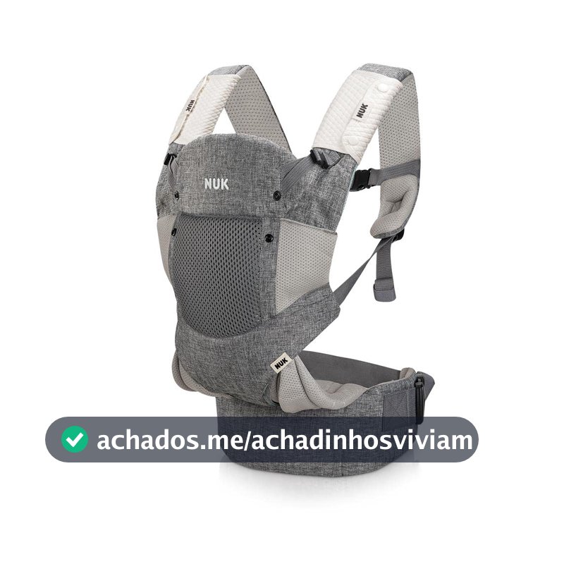 NUK Canguru 3 Em 1 Ergonômico Comfort Cinza