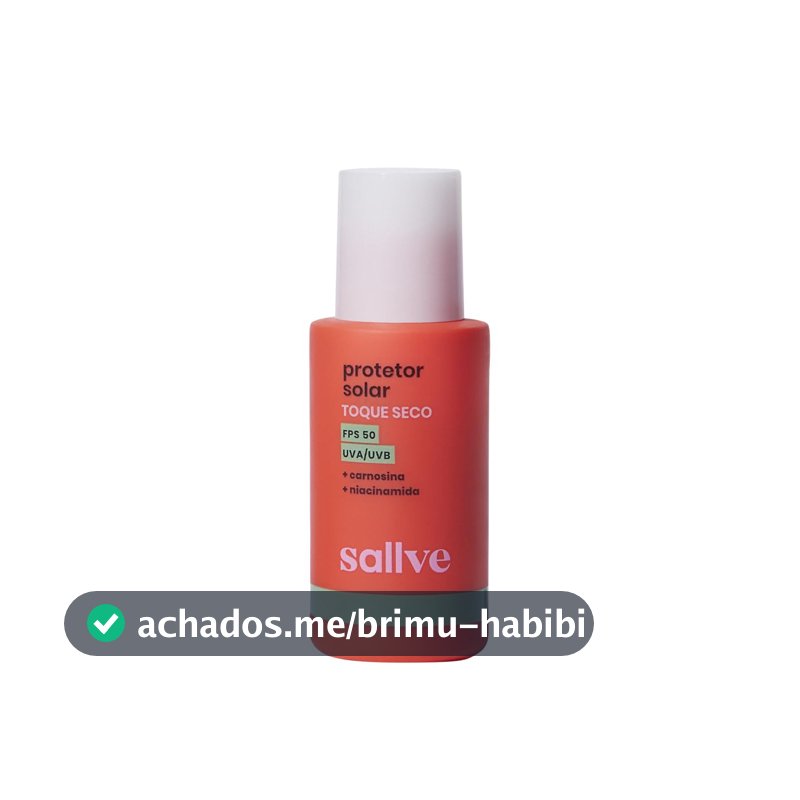 Sallve Protetor Solar Toque Seco Fps50 40G