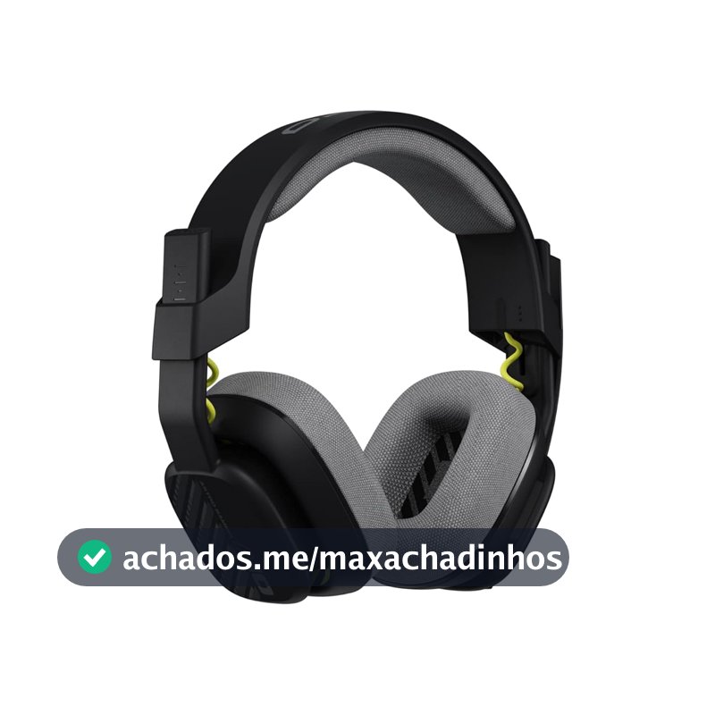 Headset Com Fio ASTRO A10 Gaming Gen 2 Com Microfone Flip-to-mute, Drivers de 32 mm, Compatível com PlayStation 5, PlayStation 4, Nintendo Switch, PC, Mac - Preto