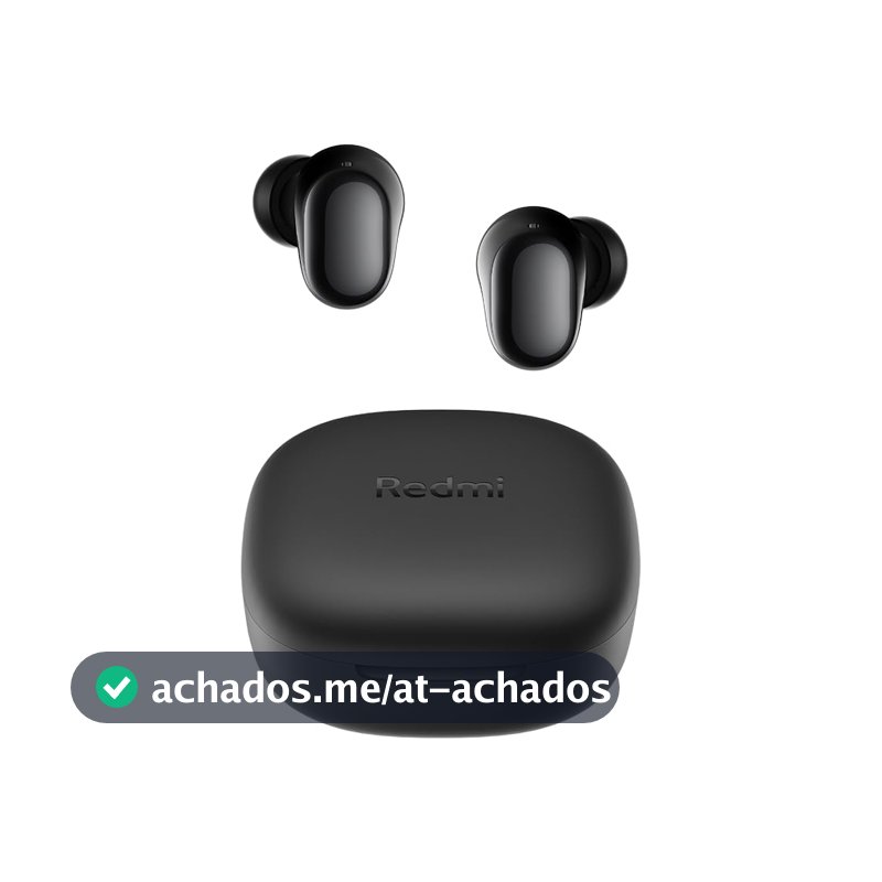 Fone Bluetooth Redmi Buds 6 Play Xiaomi, Preto (XM812PRE)