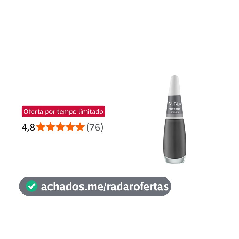 Esmalte Cor Da Moda Recomecos Impala 7,5ml