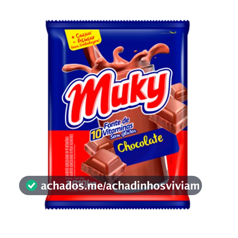 Muky – Achocolatado em Pó Sabor Chocolate 1010g