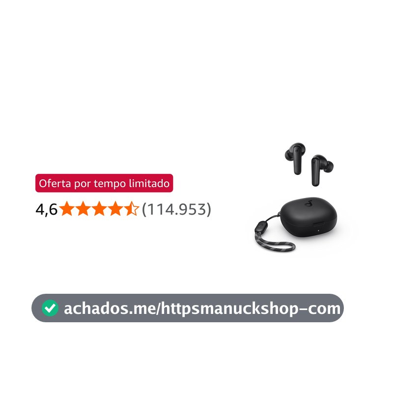 soundcore P20i da Anker, Fone de Ouvido Bluetooth 5.3 Sem Fio, 2 Mics IA