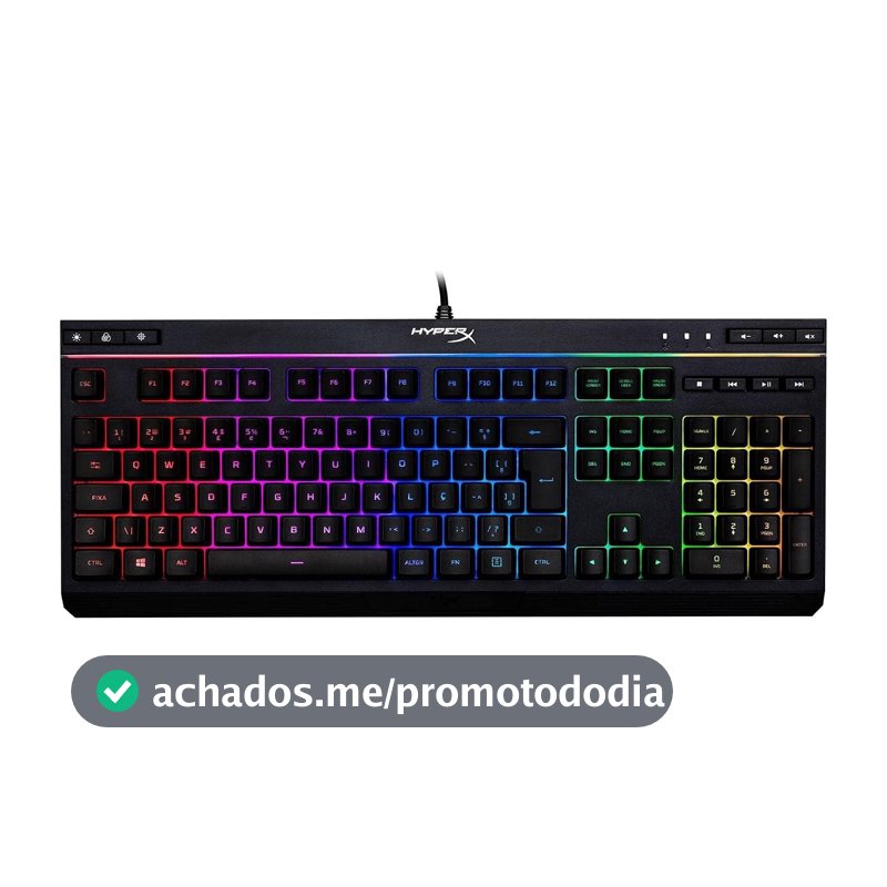 HyperX Teclado Gamer HyperX Alloy Core RGB, ABNT2, PRETO