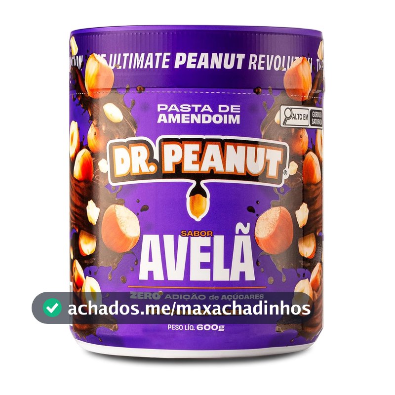Dr. Peanut Pasta de Amendoim Avelã 600G - Com Whey Protein