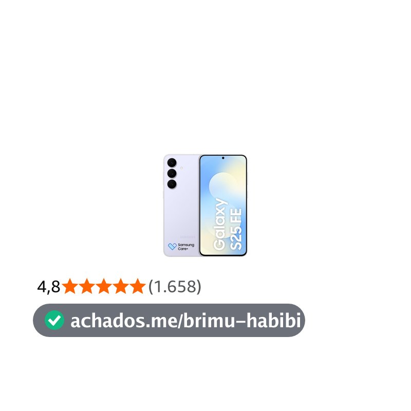 Celular Samsung Galaxy S25 FE 5G, 256GB, 8GB, Câmera Tripla - Azul