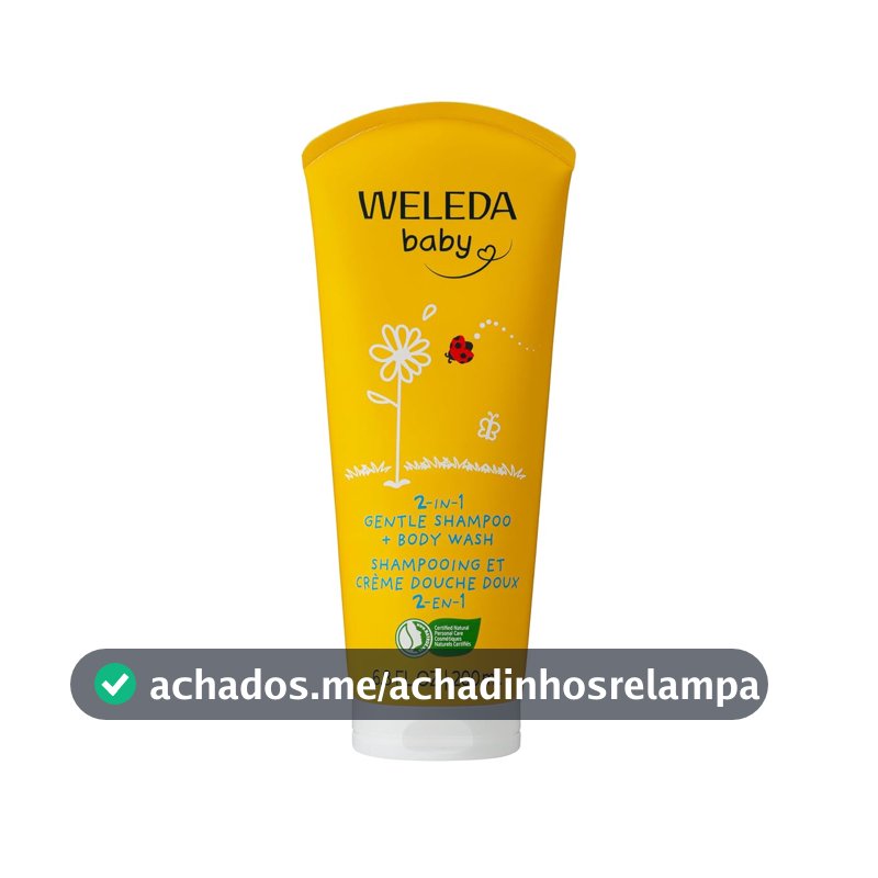 Shampoo e Body Wash de Calêndula Weleda