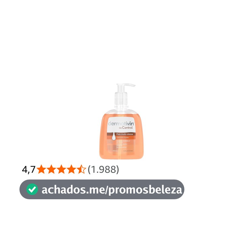 Dermotivin Oil Control Sabonete Liquido Pump 300 Ml, multi-colored