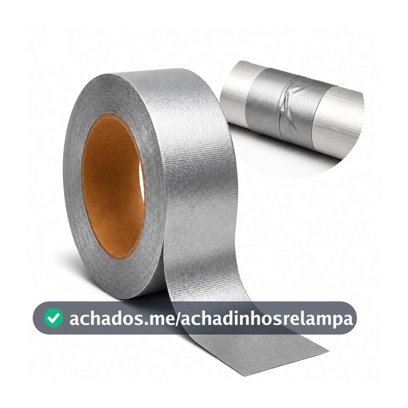 Fita Adesiva Silver Tape Extra Forte 45mm X 5m Fita Impermeável Reforçada