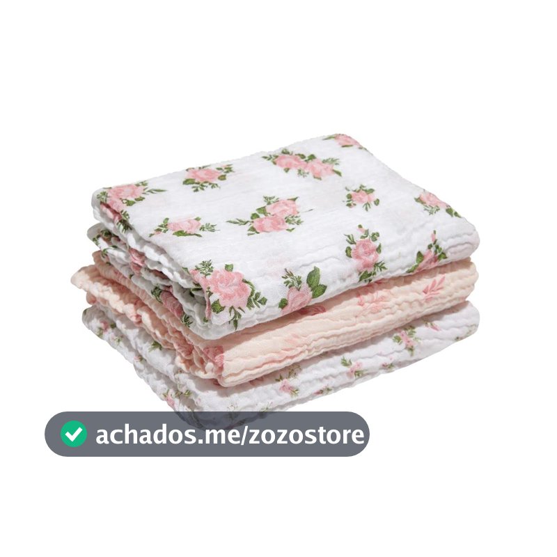 Papi Textil Cueiro Swaddle Soft Bamboo Mami 1,20M X 1,20M Contem 03 Unidades