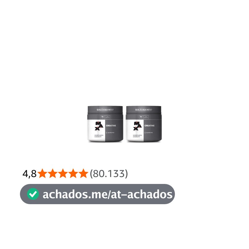 Kit 2x Creatina 300g Max Titanium