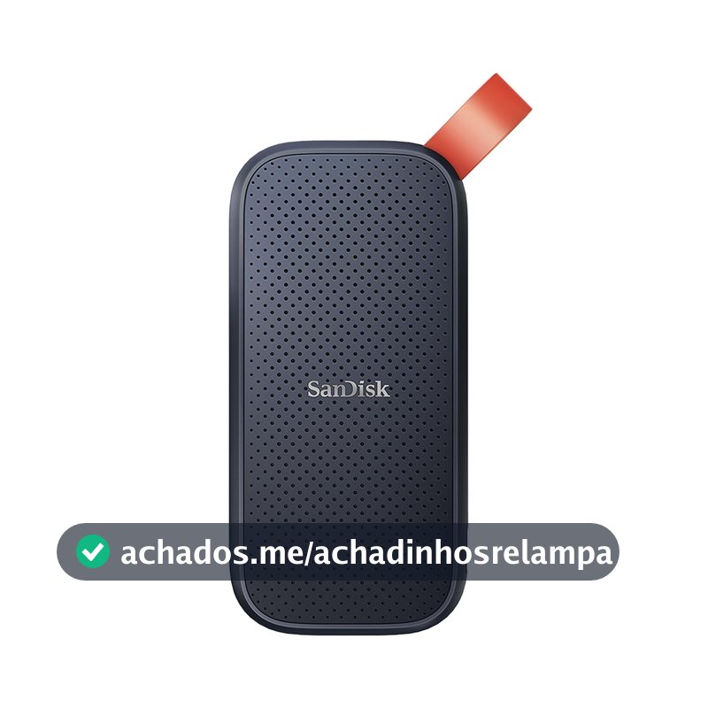 SanDisk SSD portátil de 1 TB - até 800 MB/s, USB-C, USB 3.2 geração 2, firmware atualizado - Unidade de estado sólido externa - SDSSDE30-1T00-G26