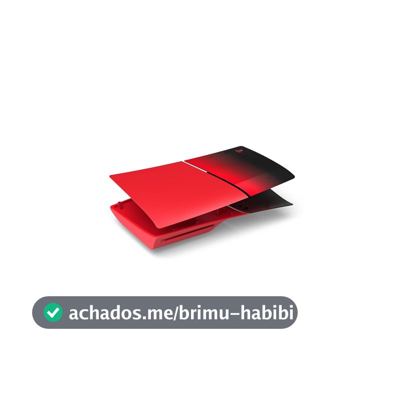 Tampas do console PlayStation®5 Slim – Techno Red