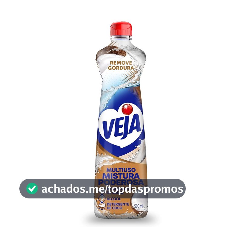 Veja Power Fusion Desinfetante Multiuso Coco 500ml