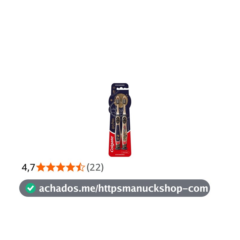Colgate Harry Potter Escova de Dente Infantil, 2 Unidades