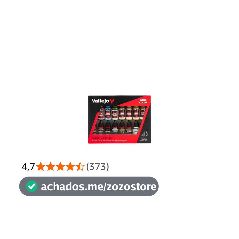 Vallejo CONJUNTO DE COR DO JOGO: ESPECIALISTA (16)