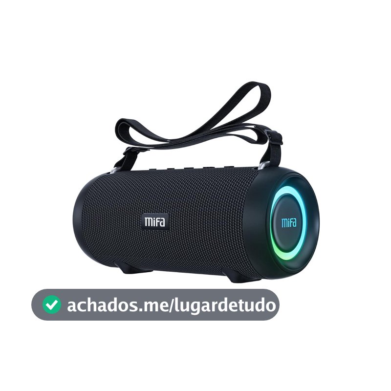 MIFA A90 Caixas de Som Portáteis Bluetooth, Alto-falante Bluetooth portátil IPX7 à prova d'água, 60W Bass, Emparelhamento estéreo sem fio, Mic embutido, Suporte Micro SD, USB, AUX-in, USB-C Charing