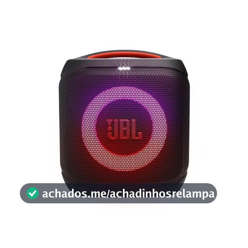 JBL, Caixa de Som, PartyBox Encore Essential 2, Show de Luzes, Bluetooth, Portátil, Resistente a Respingos, Bateria de até 15h, Som JBL Pro Sound, AI Sound Boost, 100 W RMS