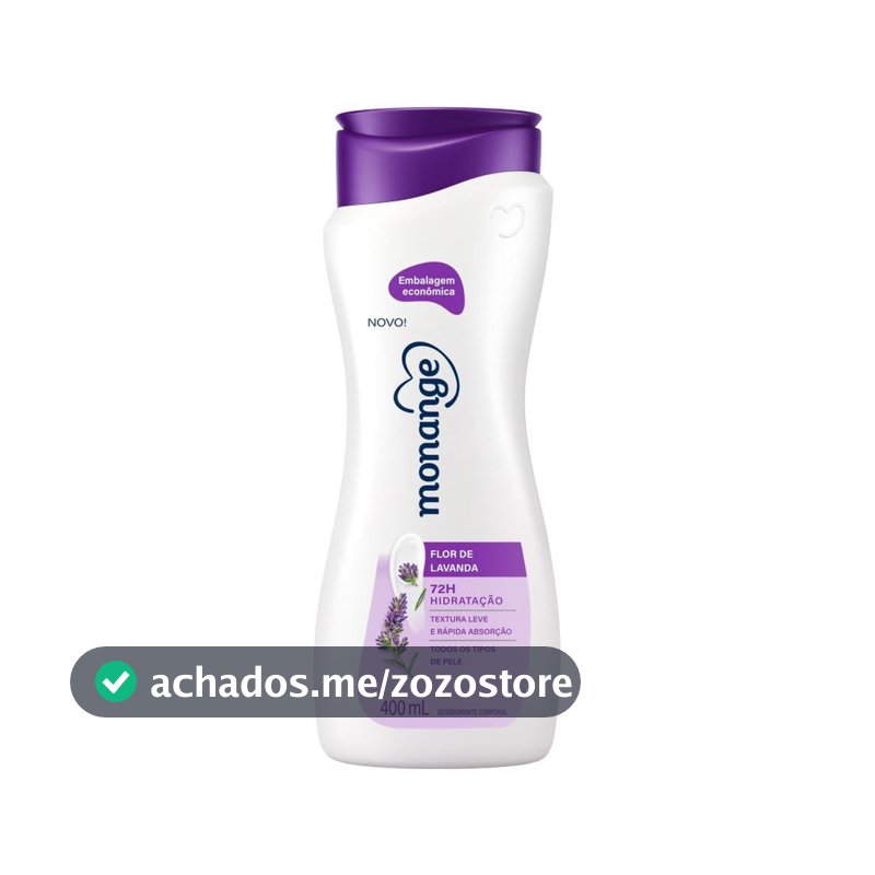 Monange Hidratante Desodorante Flor De Lavanda 400 Ml