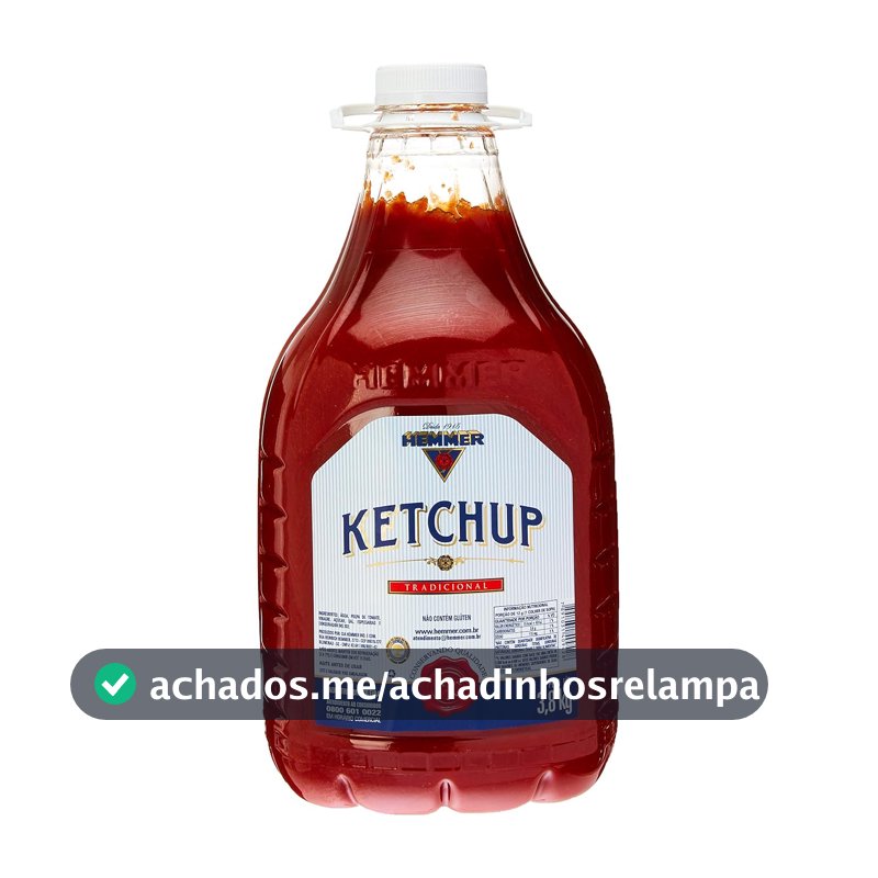 Ketchup Tradicional Hemmer Galão 3,8kg