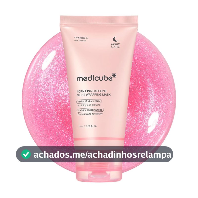 Máscara Facial Noturna medicube, PDRN Pink Caffeine, 75ml