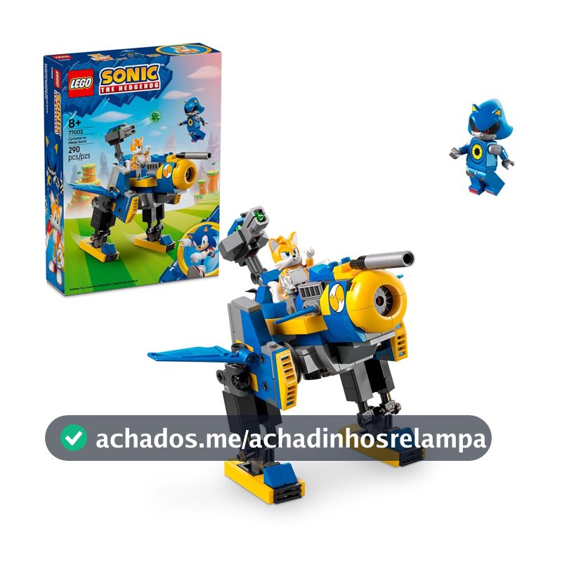 LEGO Sonic Cyclone vs. Metal Sonic 77002 (290 Peças)