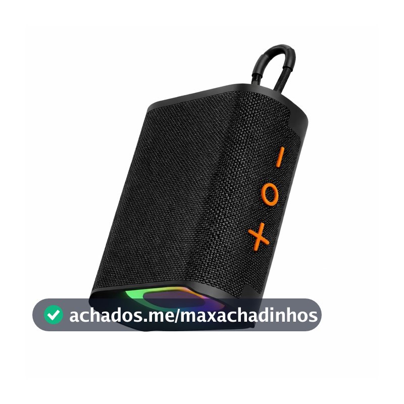Oferta por tempo limitado: Caixa de Som Pequena Bluetooth Go 4 Pro 20W, Portátil, Super Bass,À Prova d'Àgua, IPX5, LED RGB USB/TF.Ideal Para Músicas,Festas,Esportes e Uso Diário(Preto)