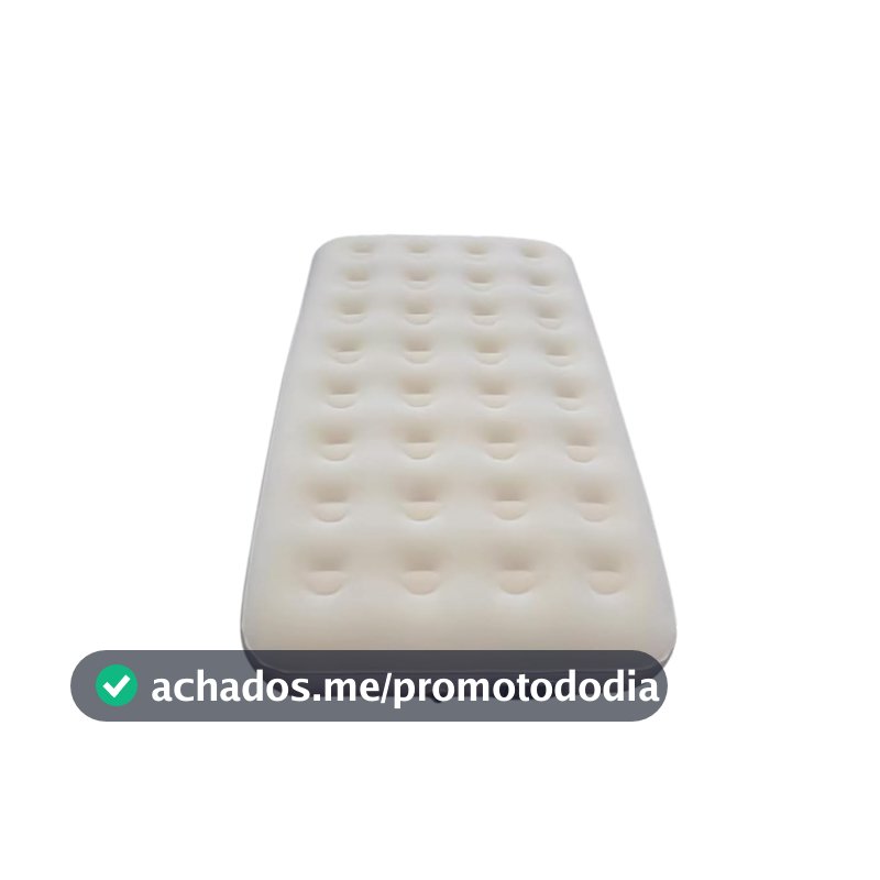 Colchão Inflável Casal - Colchão de Ar para Camping, Casa e Visitas - 186x96x22cm - Estrutura Honeycomb Reforçada
