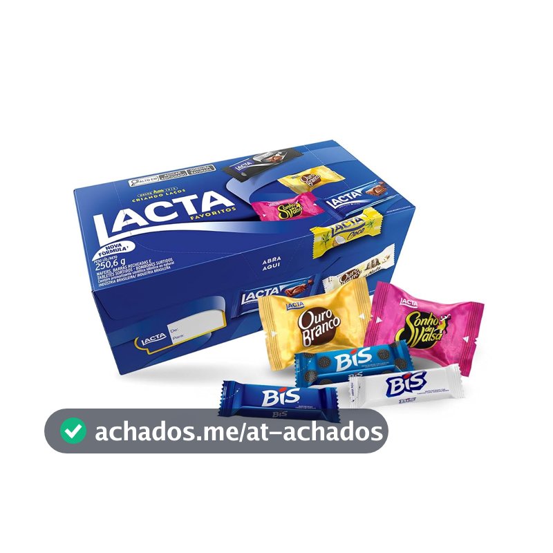 Lacta Favoritos - Caixa de variedades chocolates, 250,6g